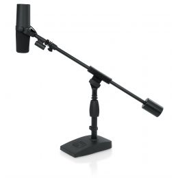 Микрофонная стойка Gator Frameworks GFW-MIC-0822 Telescoping Boom Mic Stand Podcasting & Bass Drum